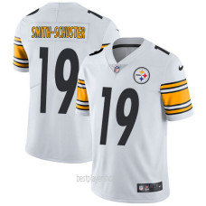 Mens Pittsburgh Steelers #19 Juju Smith Schuster Authentic White Vapor Road Jersey Bestplayer